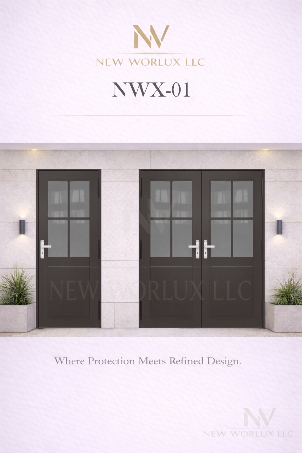 Modelo de puerta de impacto NWX-01
