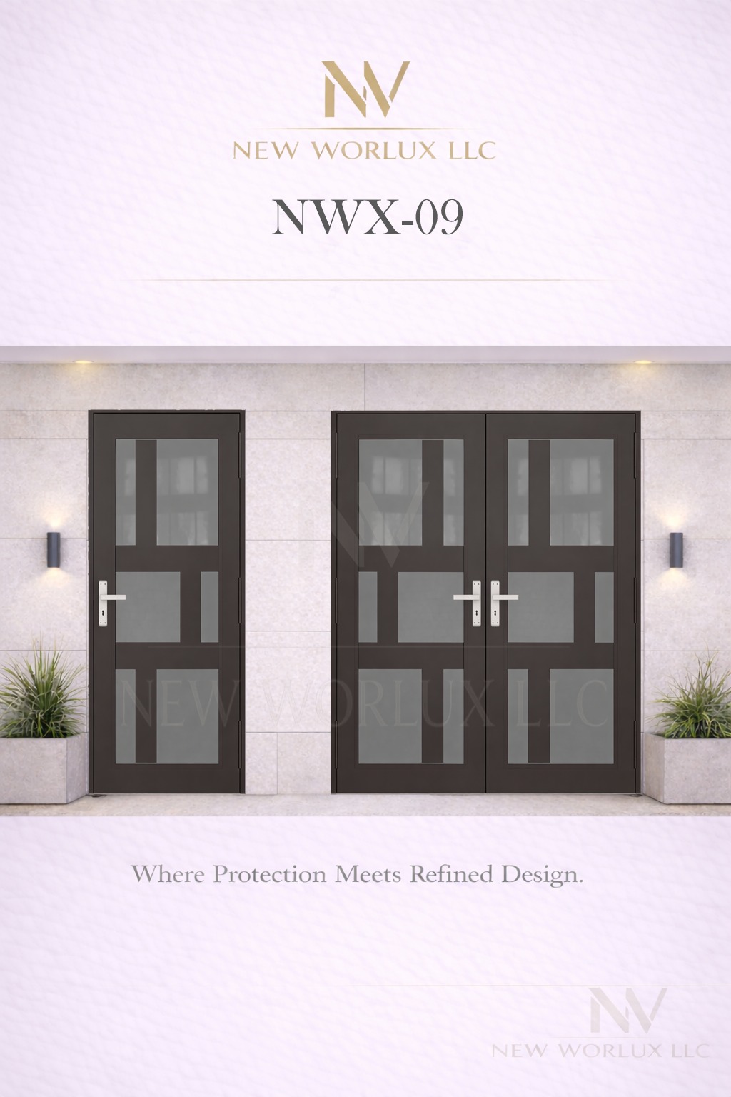 Modelo de puerta de impacto NWX-09