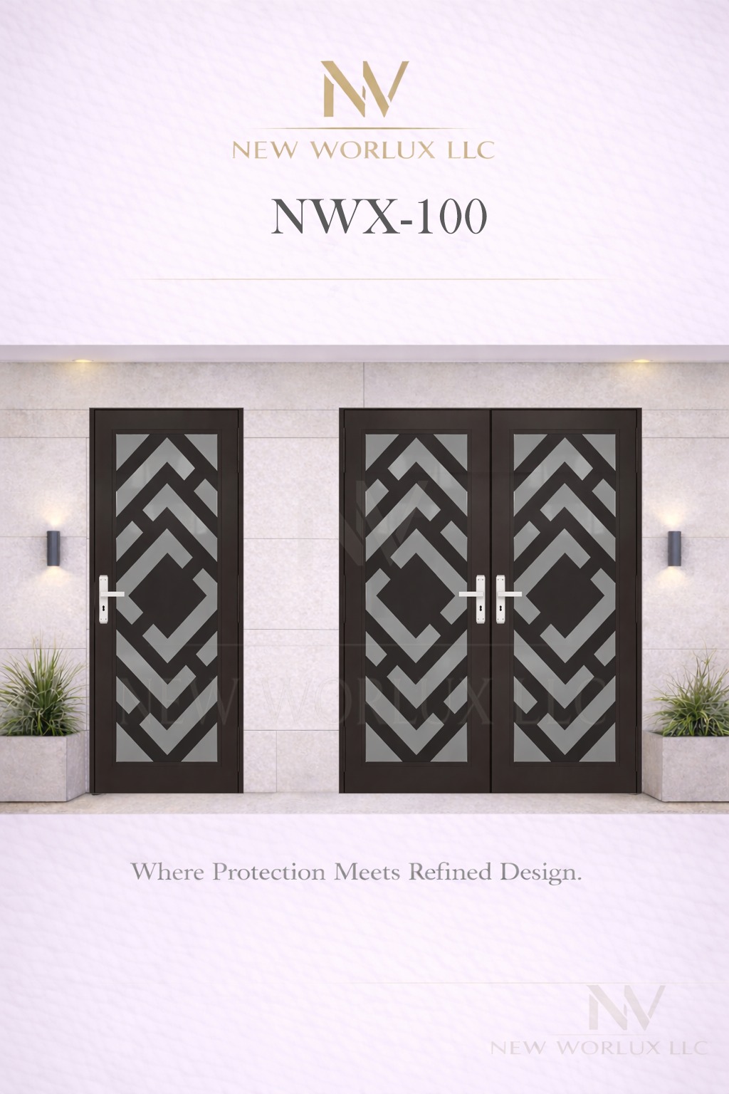 Modelo de puerta de impacto NWX-100