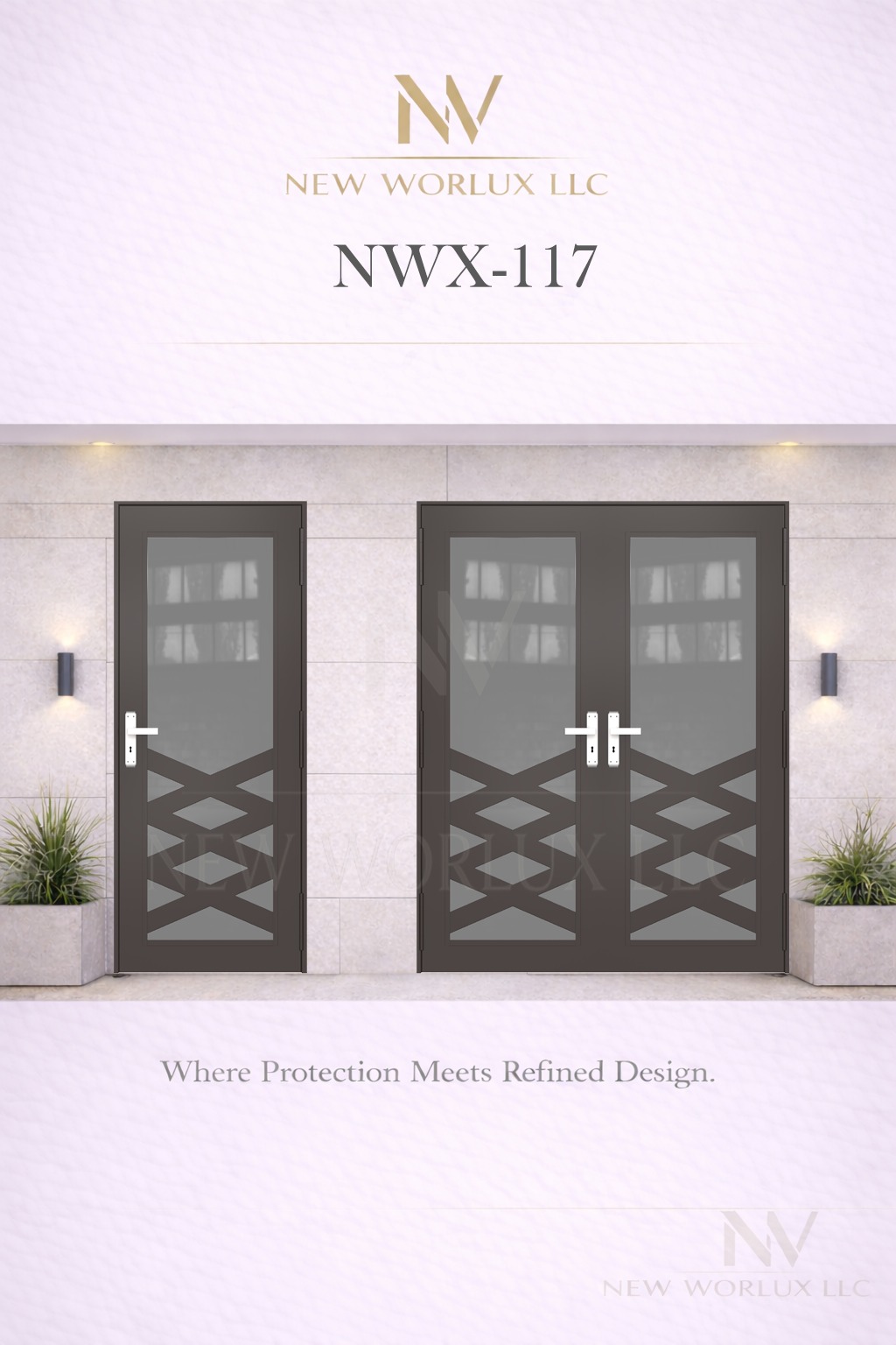 Modelo de puerta de impacto NWX-117