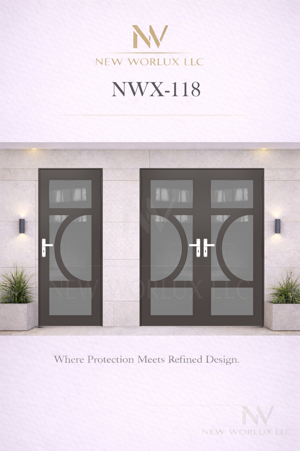 Modelo de puerta de impacto NWX-118