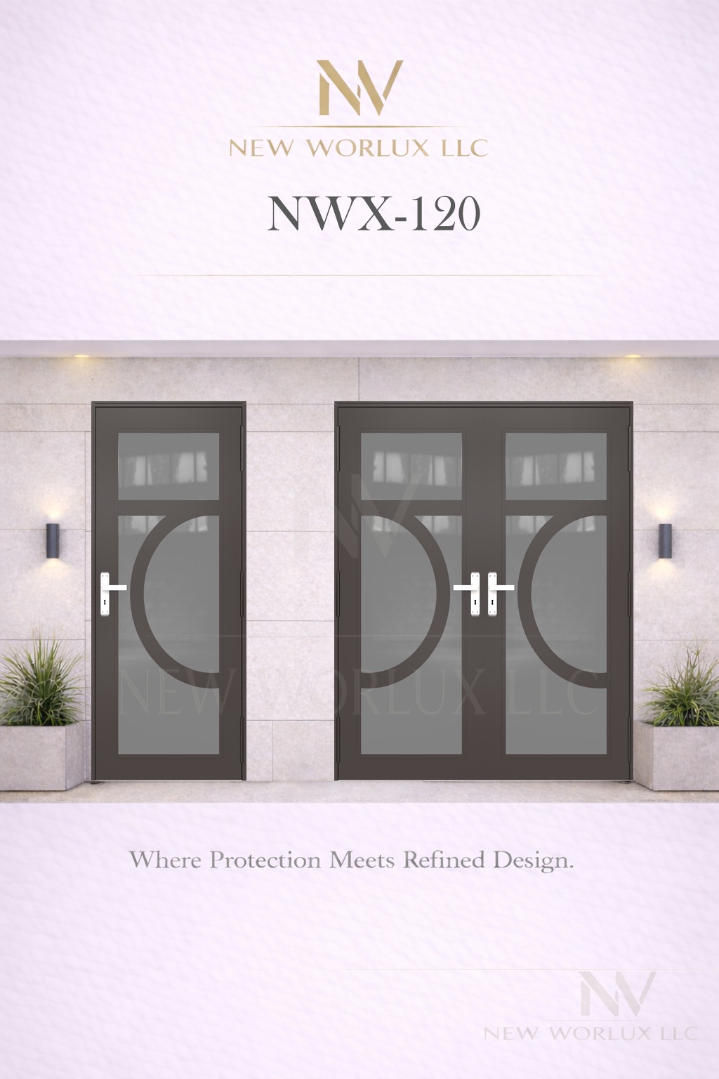 Modelo de puerta de impacto NWX-120