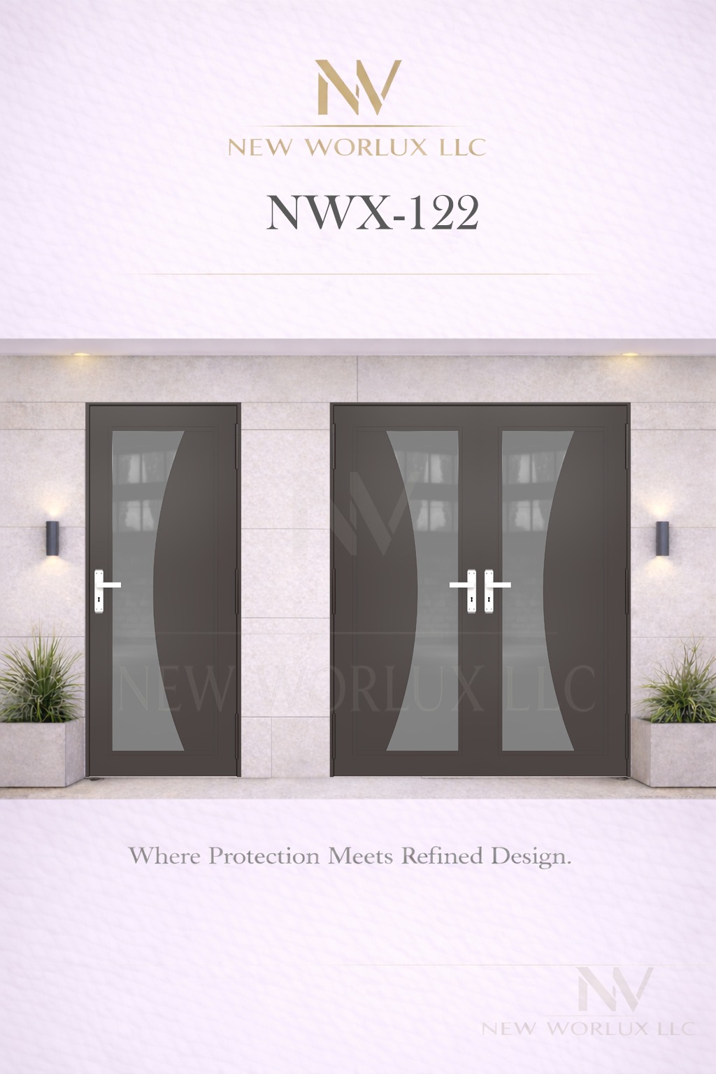 Modelo de puerta de impacto NWX-122