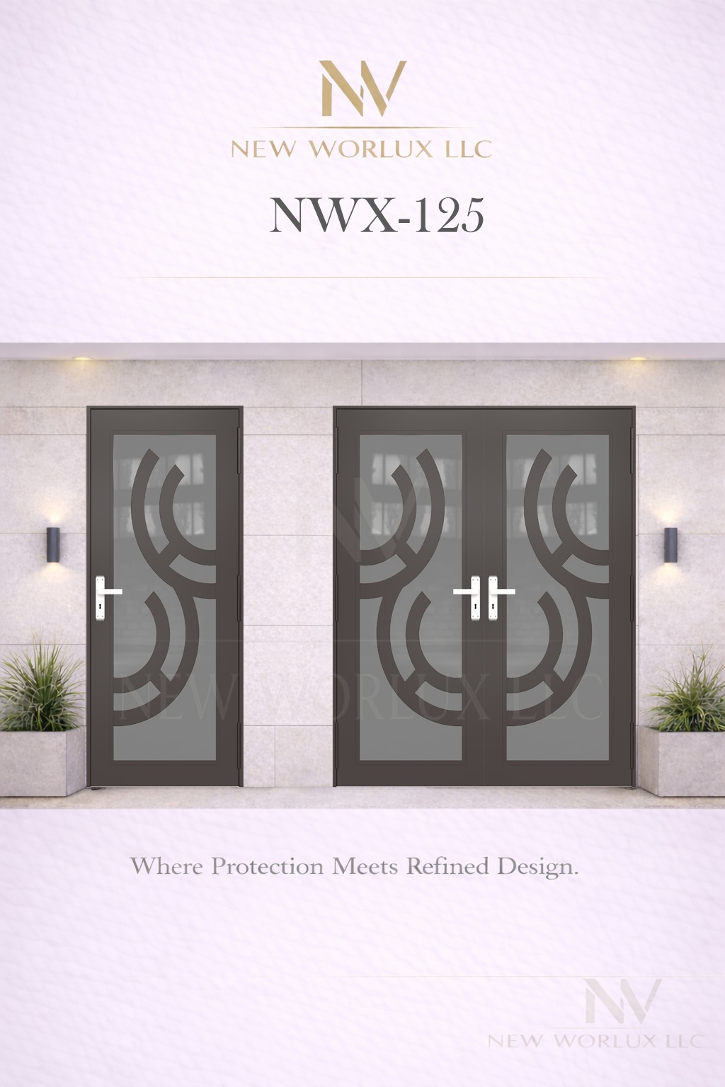 Modelo de puerta de impacto NWX-125