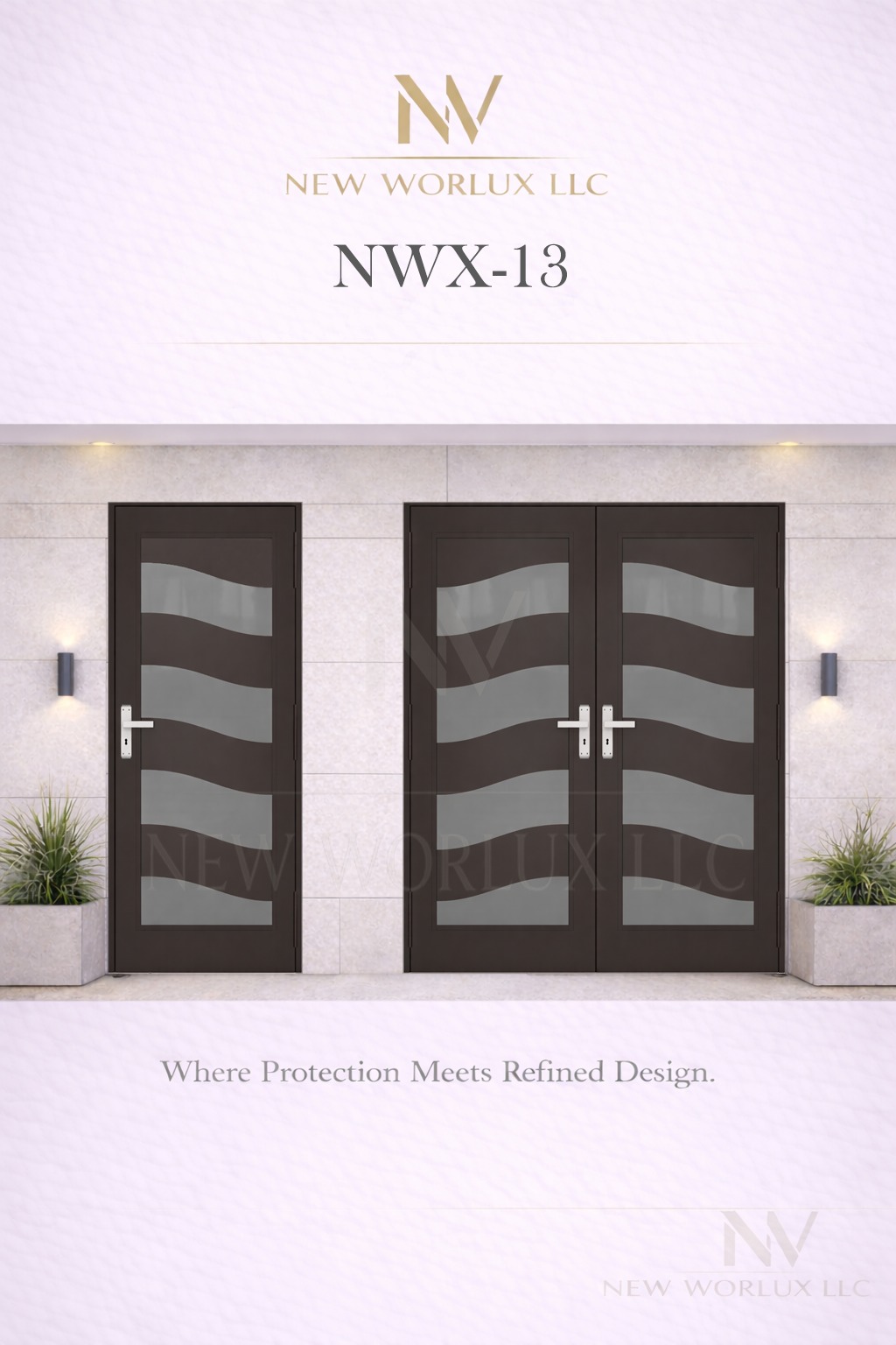 Modelo de puerta de impacto NWX-13