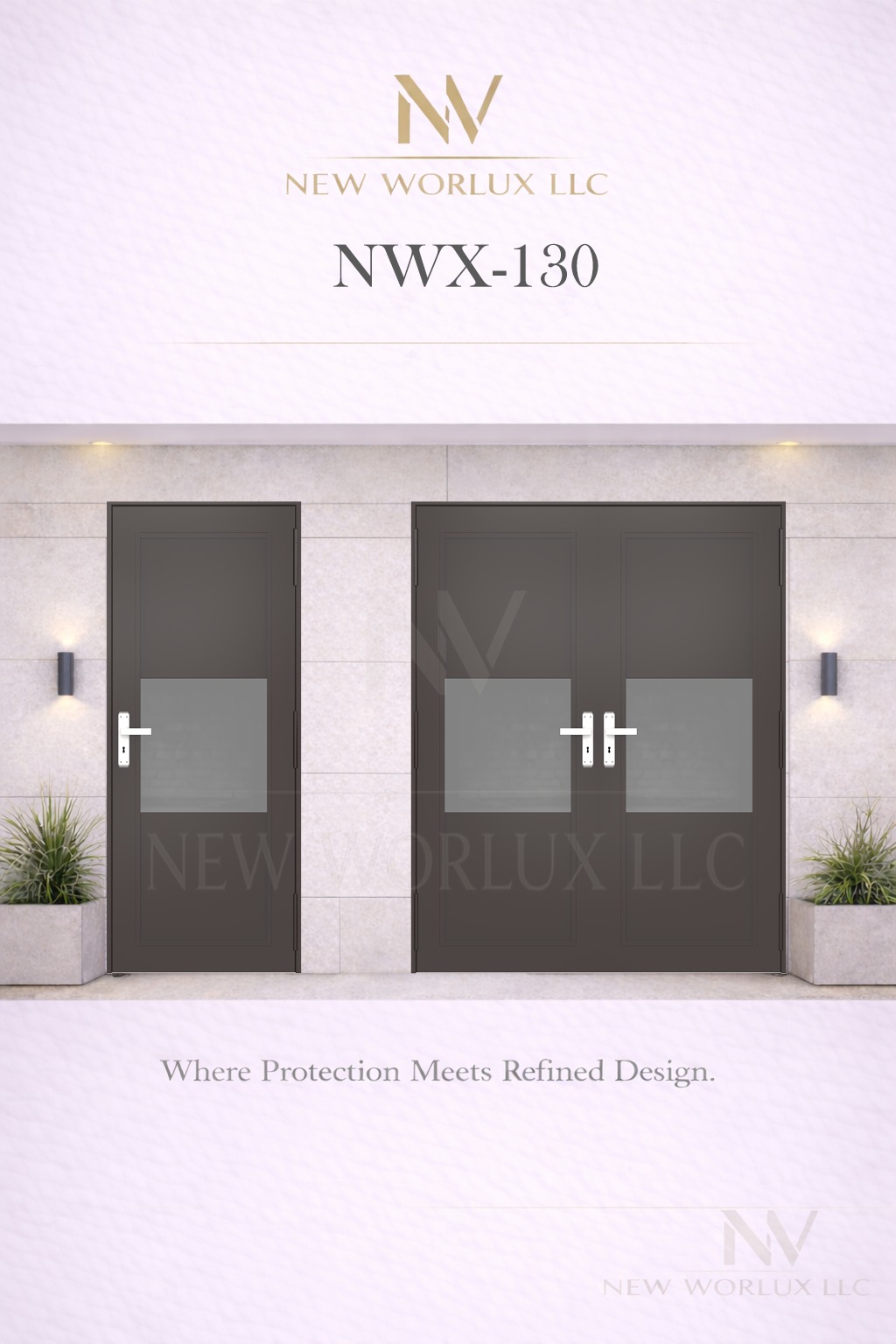 Modelo de puerta de impacto NWX-130
