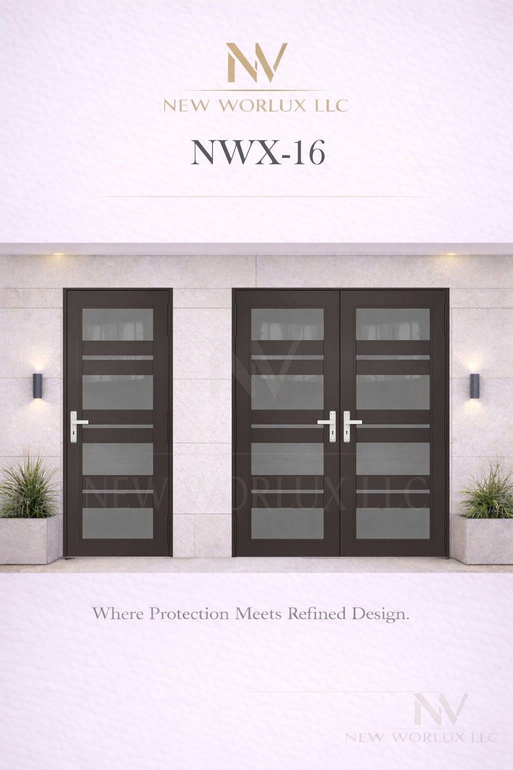 Modelo de puerta de impacto NWX-16