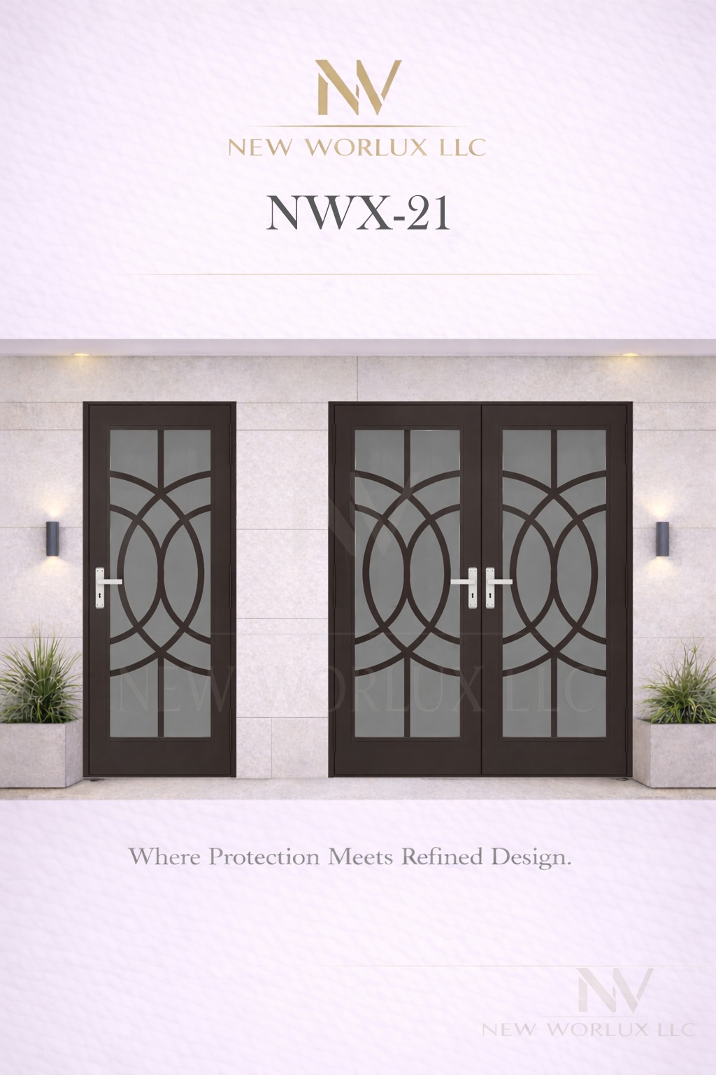 Modelo de puerta de impacto NWX-21