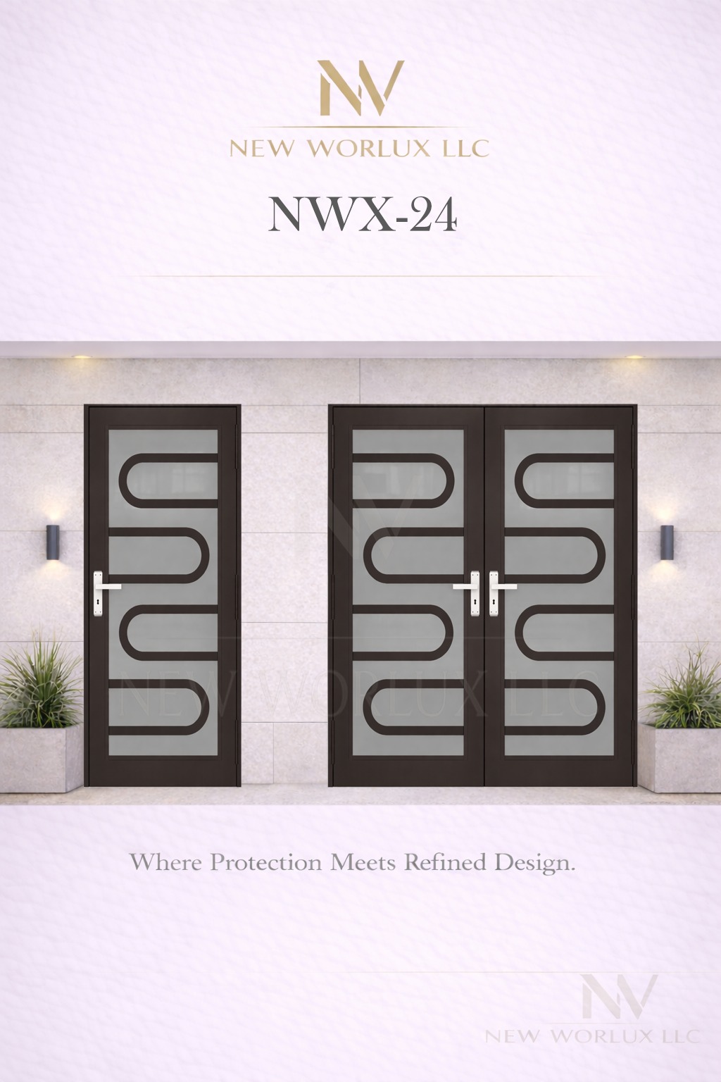 Modelo de puerta de impacto NWX-24