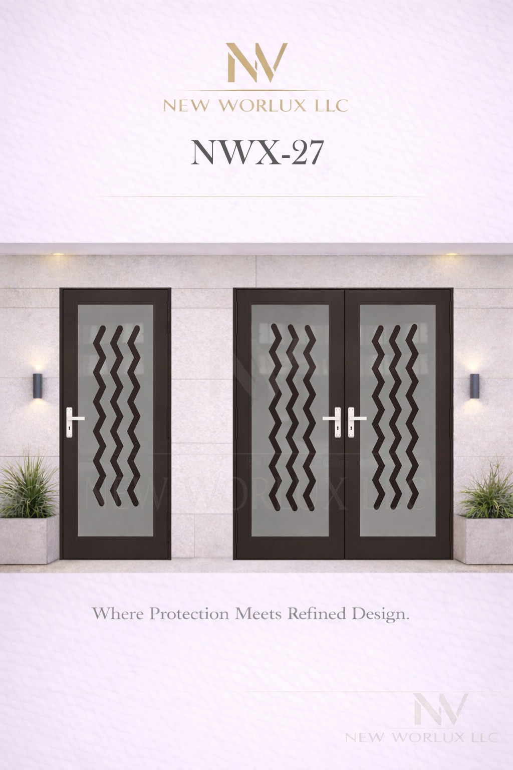 Modelo de puerta de impacto NWX-27