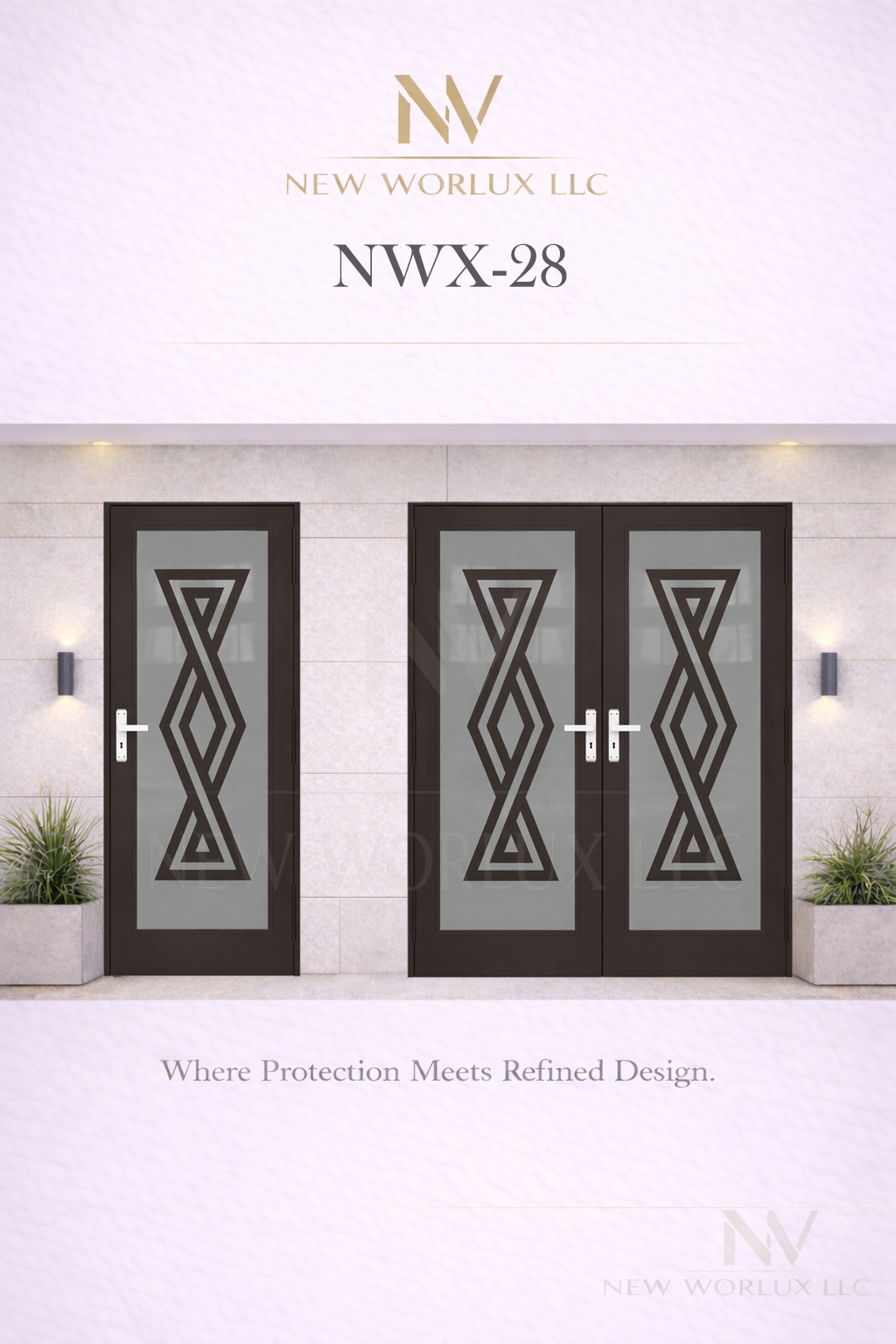 Modelo de puerta de impacto NWX-28
