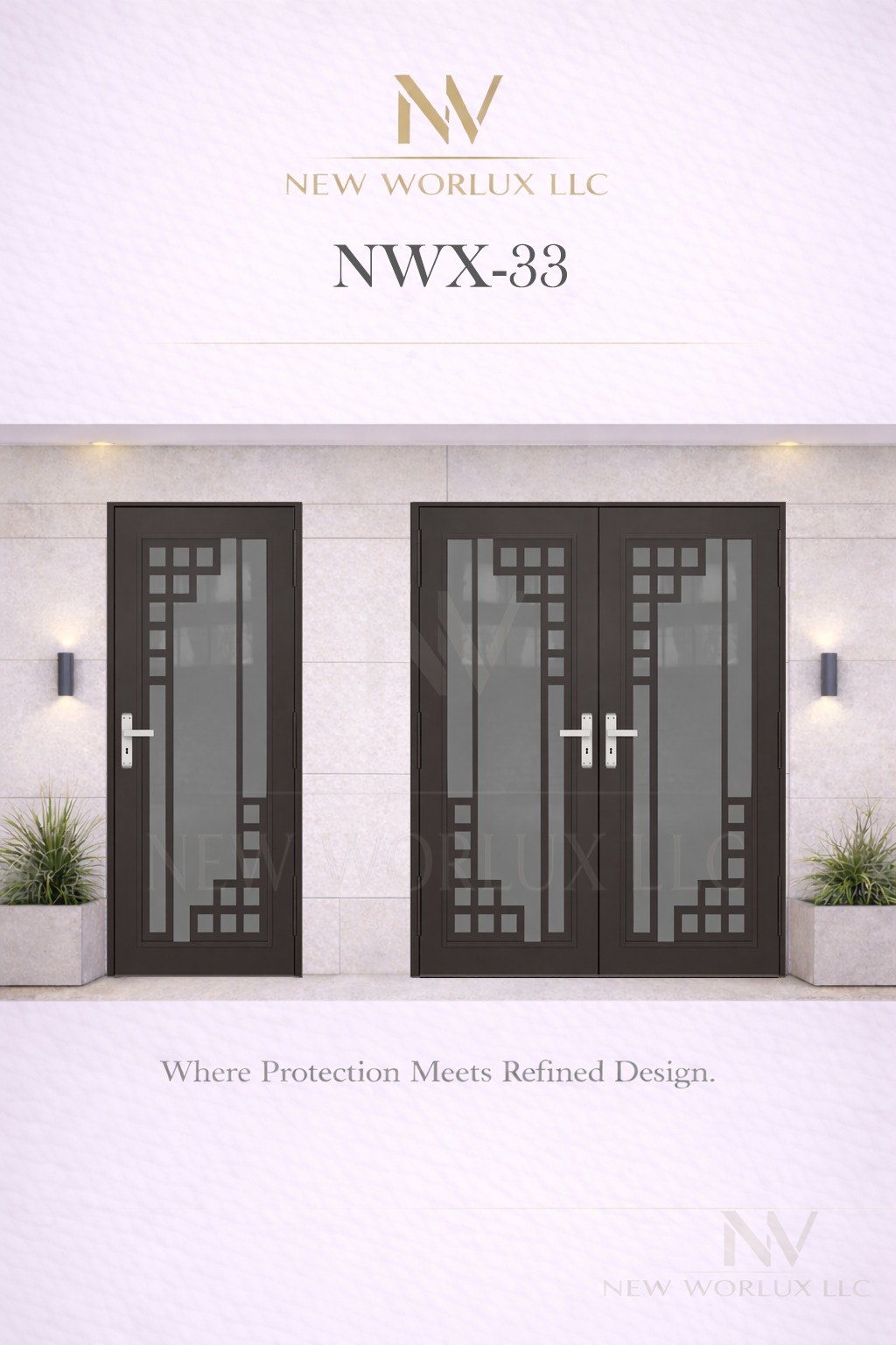 Modelo de puerta de impacto NWX-33