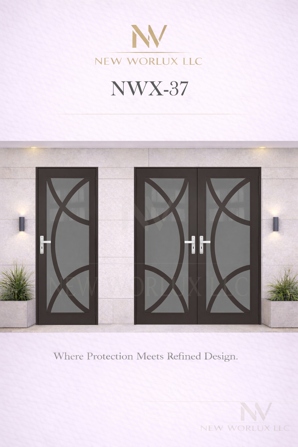 Modelo de puerta de impacto NWX-37