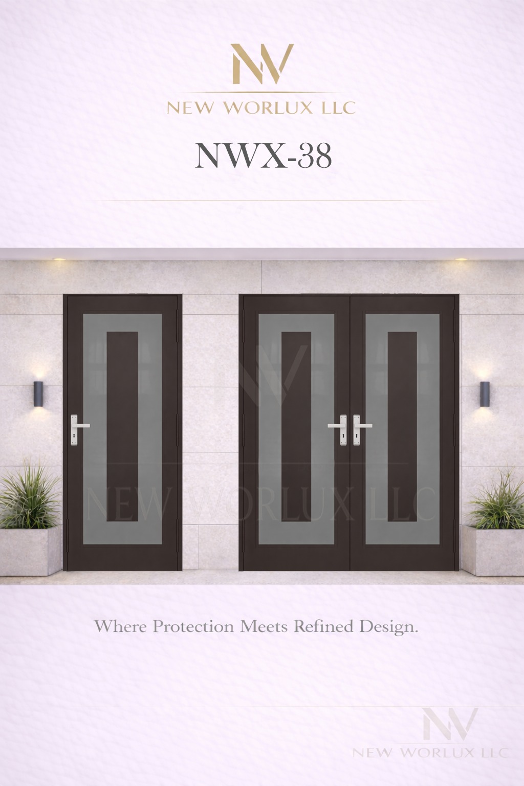 Modelo de puerta de impacto NWX-38