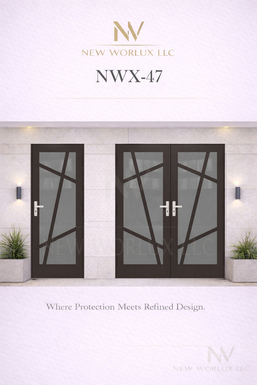 Modelo de puerta de impacto NWX-47