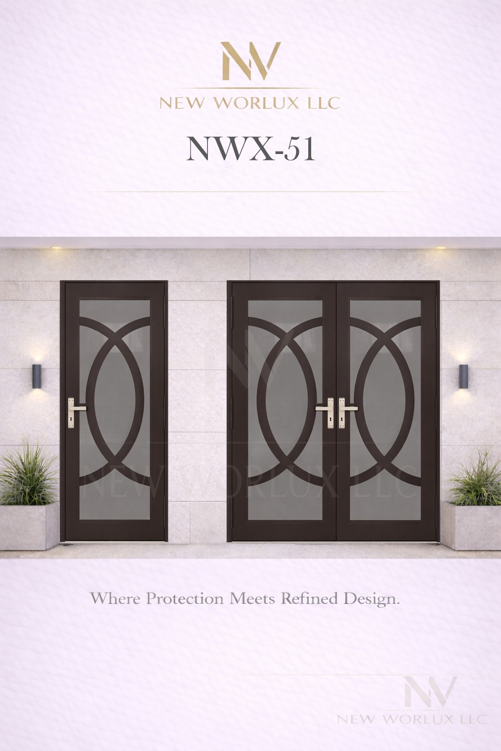 Modelo de puerta de impacto NWX-51