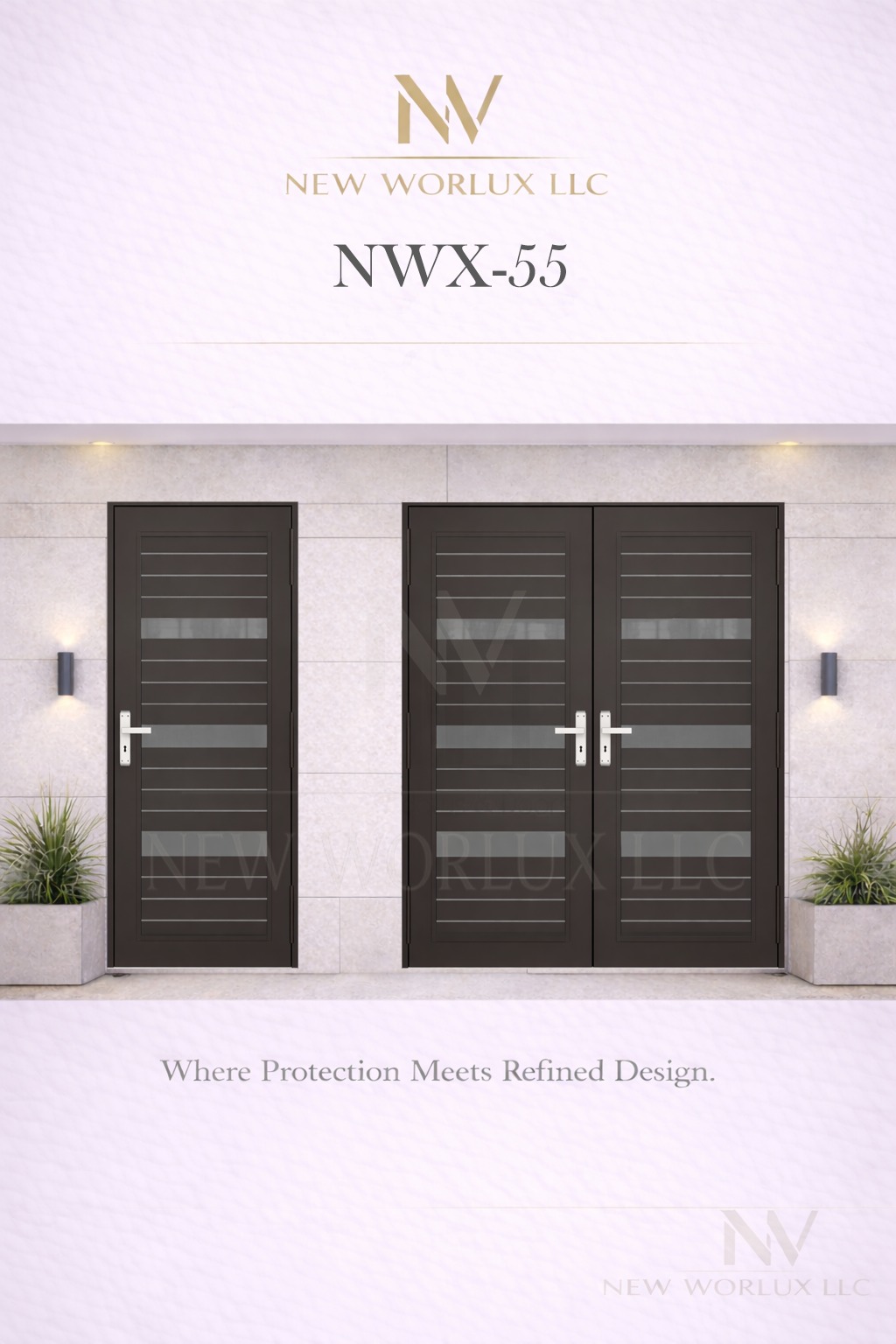 Modelo de puerta de impacto NWX-55