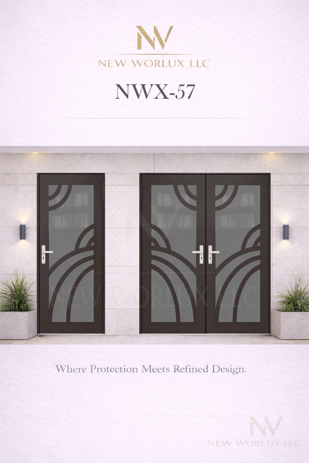 Modelo de puerta de impacto NWX-57