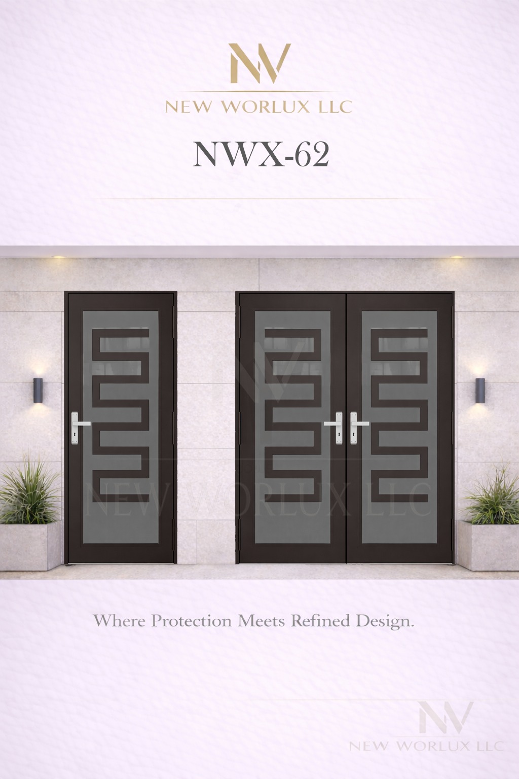 Modelo de puerta de impacto NWX-62