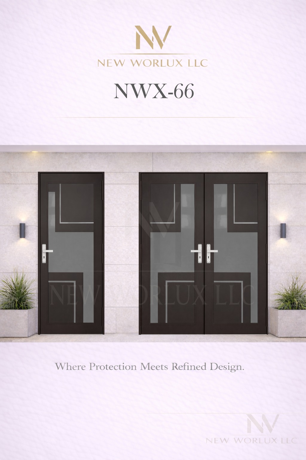 Modelo de puerta de impacto NWX-66