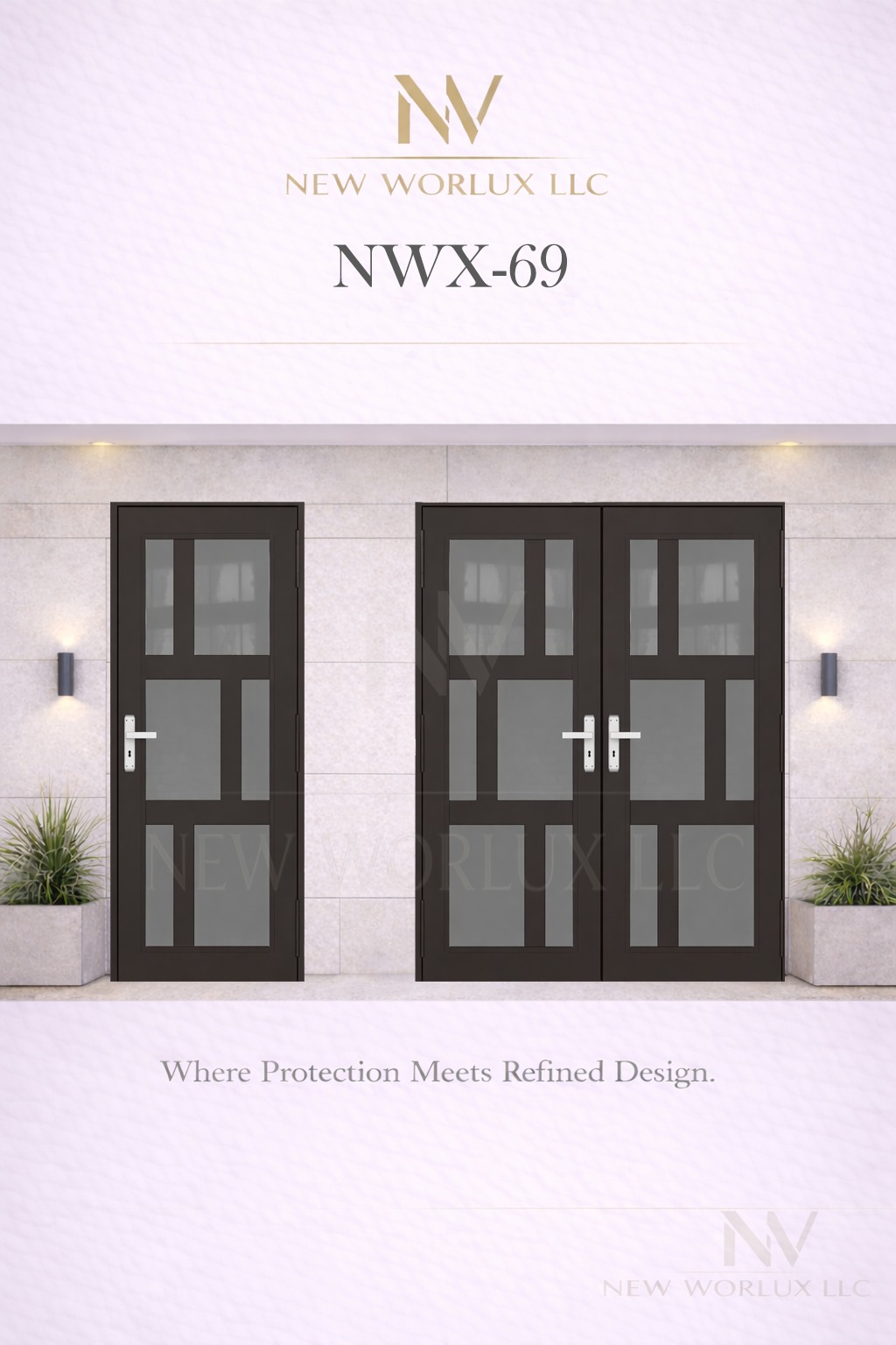 Modelo de puerta de impacto NWX-69