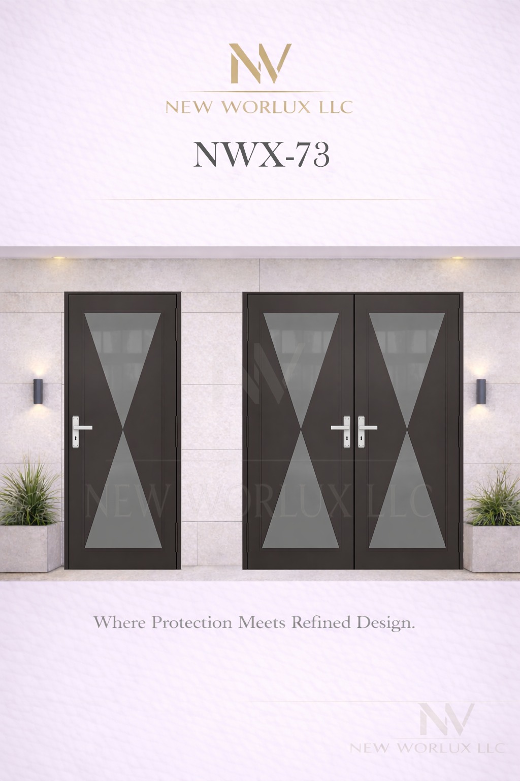 Modelo de puerta de impacto NWX-73