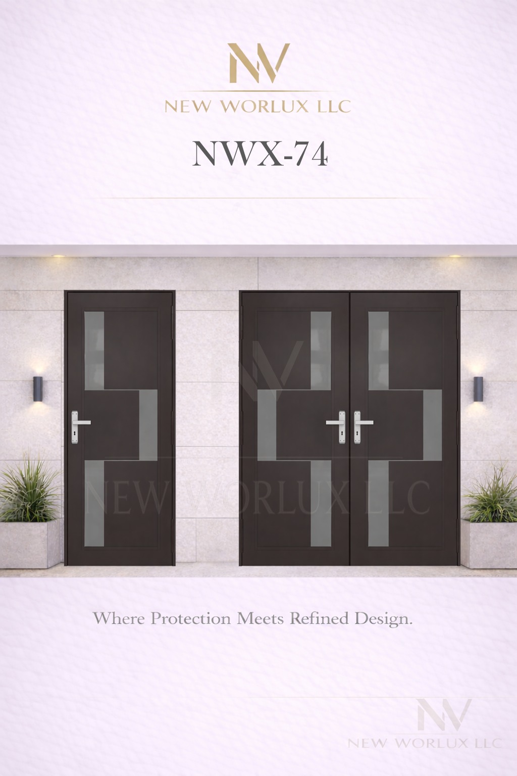 Modelo de puerta de impacto NWX-74
