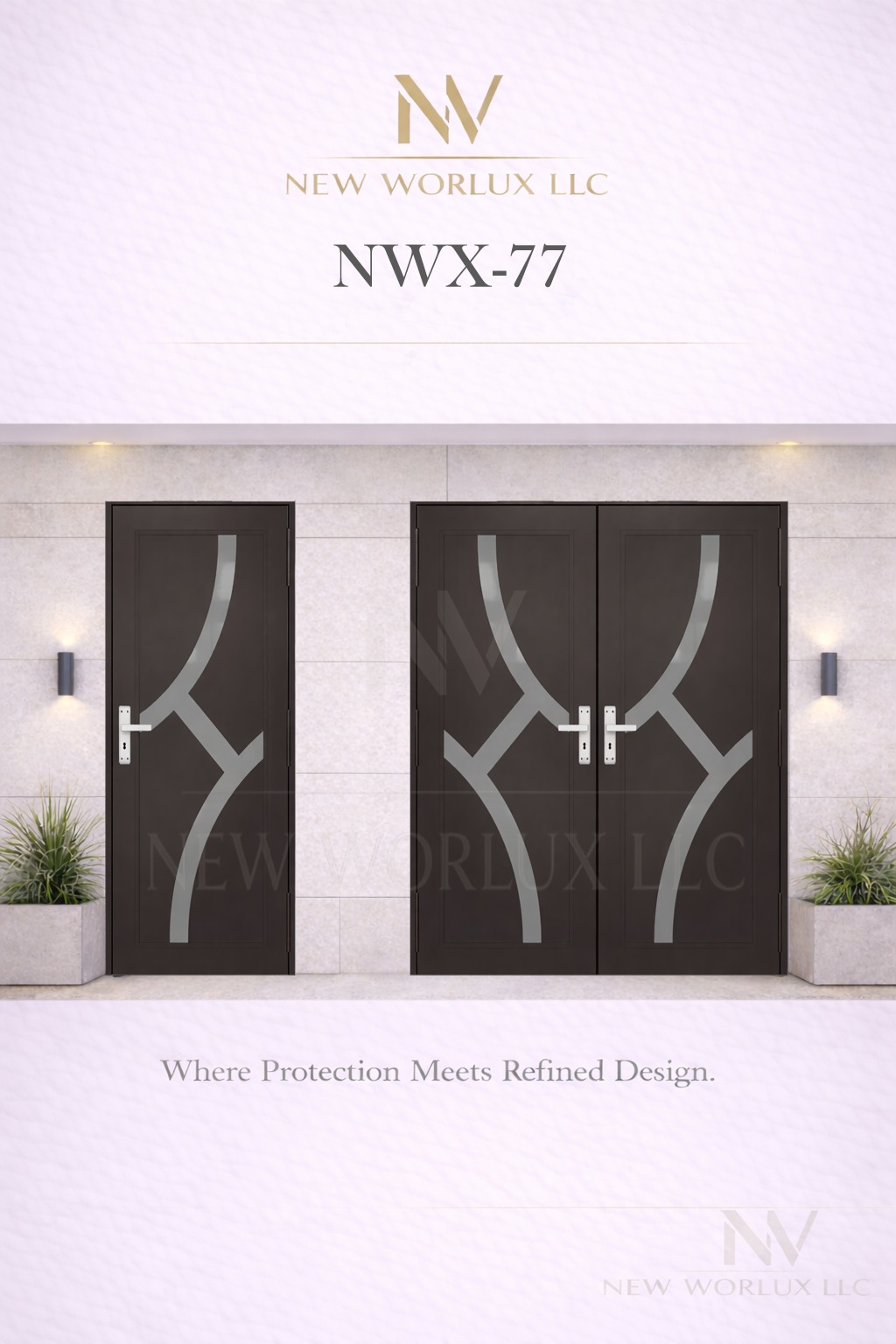 Modelo de puerta de impacto NWX-77