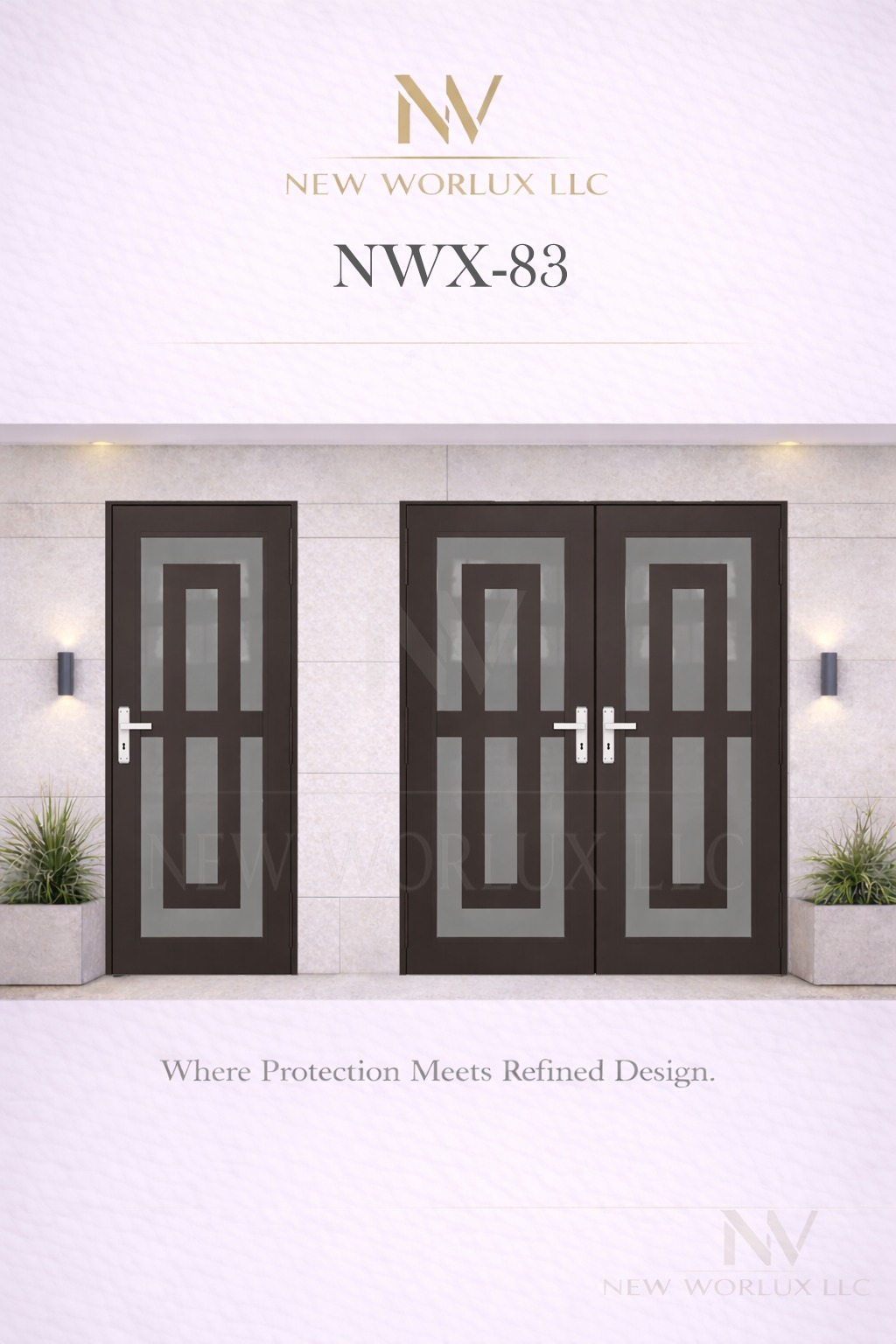Modelo de puerta de impacto NWX-83