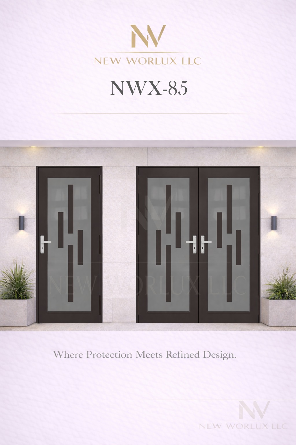 Modelo de puerta de impacto NWX-85