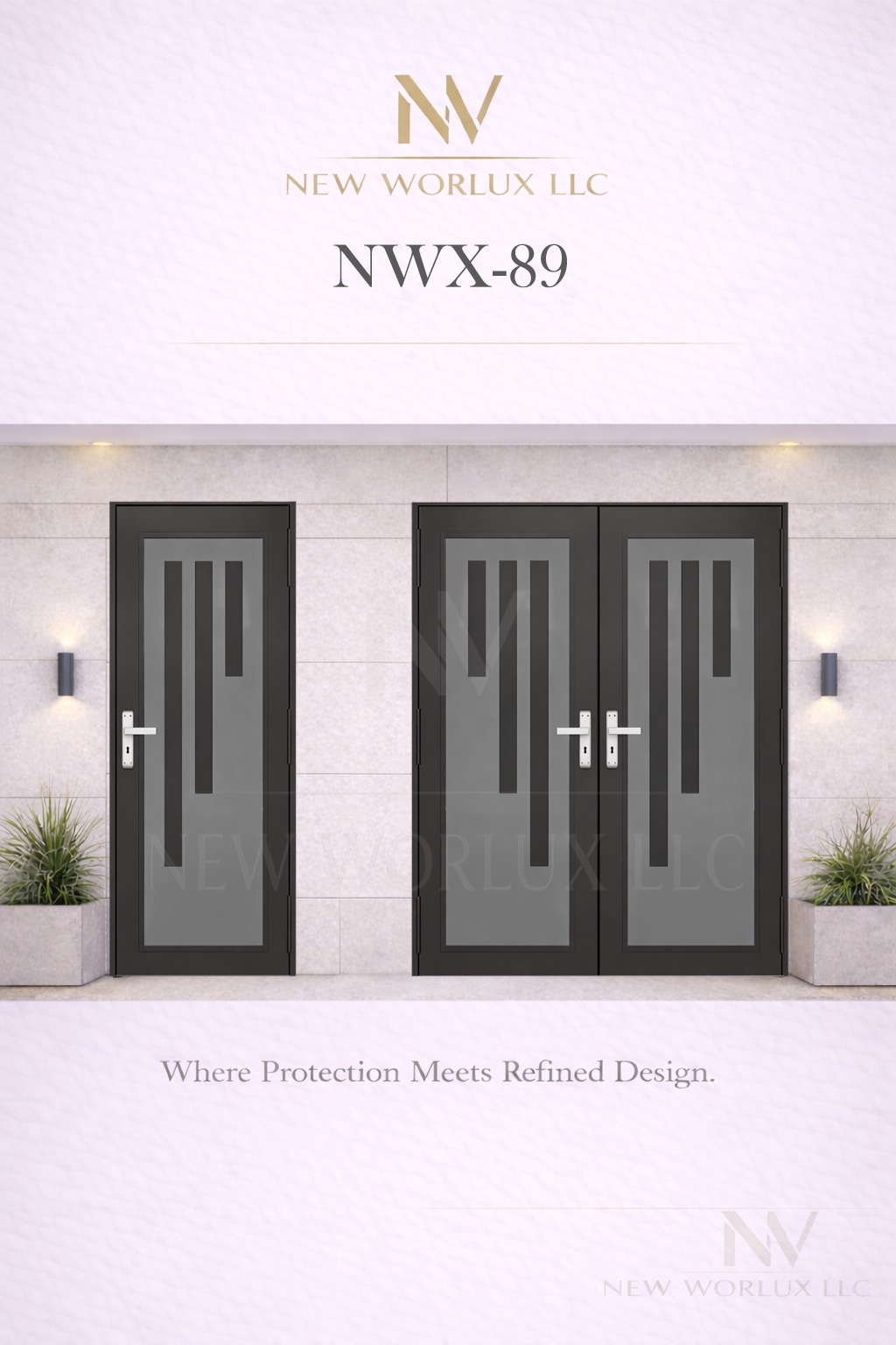 Modelo de puerta de impacto NWX-89